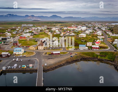 Stykkisholmur, Snaefellsnes, Island Stockfoto