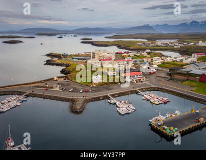 Stykkisholmur, Snaefellsnes, Island Stockfoto