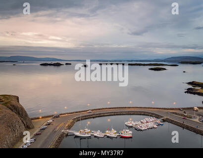 Stykkisholmur, Snaefellsnes, Island Stockfoto