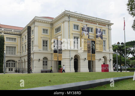 Das Asian Civilisations Museum in Empress Hotel, Singapur Stockfoto