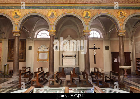 Saint Malachy, Saint Laurence O'Toole, Saint Albert von Cashel und St. Jarlath - Kirche von Sant'Agata dei Goten (Rom) - Irische geistliche Erbe ich Stockfoto