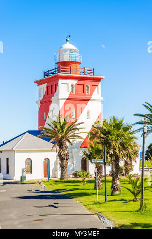 Blick auf den Leuchtturm am Greenpoint in Kapstadt, Südafrika Stockfoto