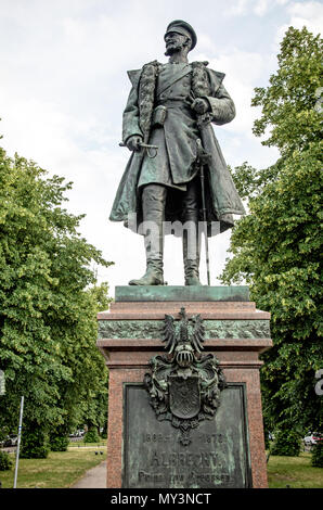 Bronzestatue von Albrecht Berlin Deutschland Stockfoto