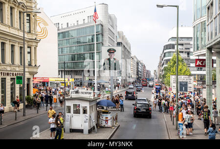 Checkpoint Charlie Berlin Deutschland Stockfoto