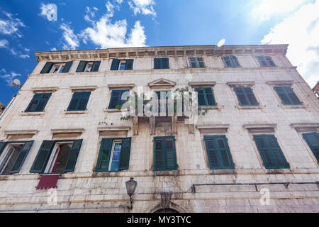 Alte Gebäude in Kotor, Montenegro. Stockfoto