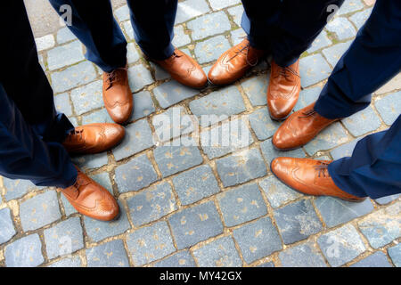 Hochzeit Männer Schuhe Stockfoto