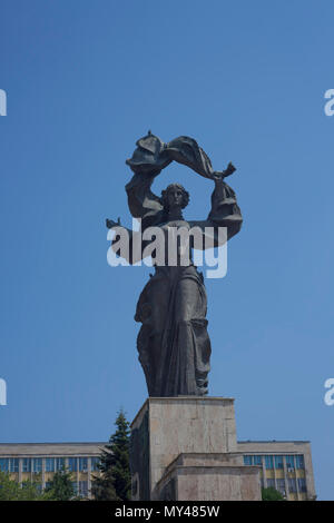 Freiheitsstatue in Iasi, Rumänien Stockfoto