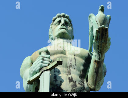 Victor Denkmal, Kalemegdan, Belgrad, Serbien Stockfoto