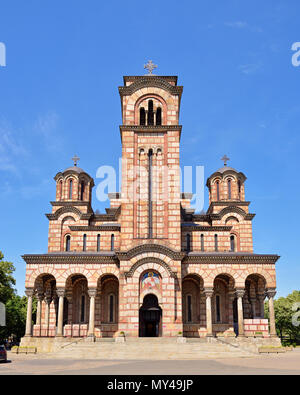 St Marks Kirche, Belgrad, Serbien Stockfoto