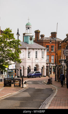 Die pepperpot ehemaliges Rathaus, Godalming, einer kleinen historischen Stadt in der Nähe von Guildford, Surrey, Südosten, England, Grossbritannien Stockfoto