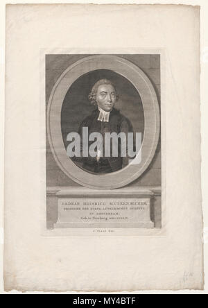 . Englisch: Portrait von Esdras heinrich Mutzenbecher. 2. August 2009, 16:03:27. C. Plaat (Cover), universiteitsbibliotheek Vrije Universiteit, afdeling Bijzondere Collecties, Museum Catharijneconvent (Scan) 378 Mutzenbecher EH Stockfoto