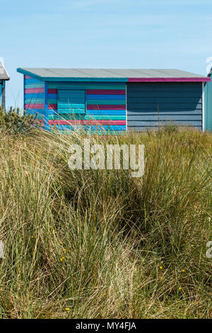 Beach Hut, bembridge, Isle of Wight. Stockfoto