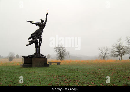 Die Louisiana State Monument ehrt die Soldaten aus Louisiana, die serviert und starb in der Schlacht von Gettysburg, kämpfte vom 1. Juli bis 3. Juli 1863 Stockfoto