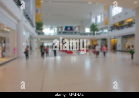 Abstract blur Einkaufszentrum in deparment Store für den Hintergrund Stockfoto