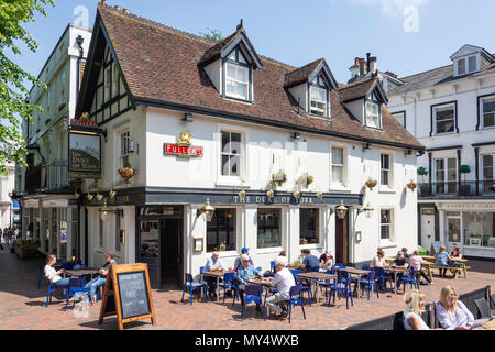 Das 18. Jahrhundert Herzog von York Pub The Pantiles, Royal Tunbridge Wells, Kent, England, Vereinigtes Königreich Stockfoto