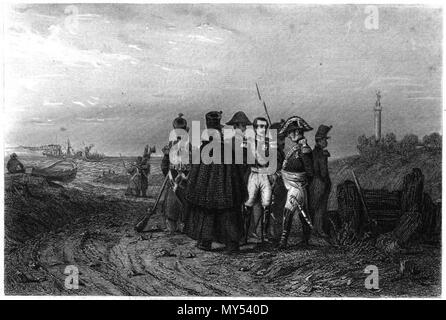 OLYMPUS DIGITALKAMERA 330 Louis-Napoléon Bonaparte à-Boulogne (Débarquement en Août 1840) Stockfoto