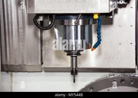 Spindel von CNC-Bearbeitungszentrum Stockfoto