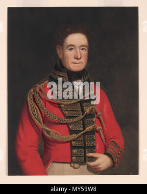 . Englisch: Portrait von Major General Lachlan Macquarie durch die Australische Künstler Arthur Levett Jackson (1834-1888). Im Jahre 1874 gemalt. 29 Dezember 2010, 06:30:13. Arthur Levett Jackson (1834-1888) 433 Portrait von Lachlan Macquarie 1874 Stockfoto