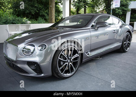 Turin, Piemont, Italien. 6. Juni, 2018. Turin, Italy-June 06, 2018: Bentley Continental GT in Turin Motor Show 2018 Quelle: Stefano Guidi/ZUMA Draht/Alamy leben Nachrichten Stockfoto