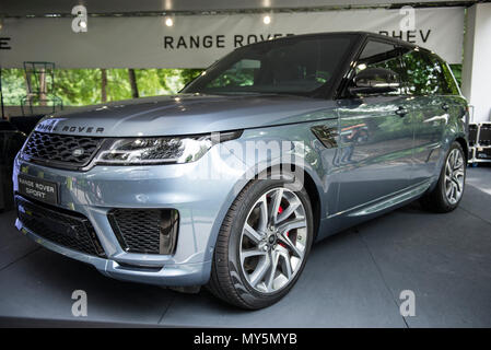 Turin, Piemont, Italien. 6. Juni, 2018. Turin, Italy-June 06, 2018: Range Rover Sport in Turin Motor Show 2018 Quelle: Stefano Guidi/ZUMA Draht/Alamy leben Nachrichten Stockfoto