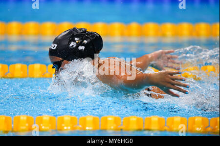 BUDAPEST, Ungarn - 23. Juli: Tagsüber 10 der FINA Wm im Duna Arena am 23. Juli 2017 in Budapest, Ungarn. (Foto von Roger Sedres/ImageSA/Gallo Bilder) Stockfoto