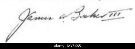 . Français: Signatur du "Traité de Moscou: James A. Baker III. 6. September 2014, 09:41:51. "Traité de Moscou 488 Unterschrift 6 Zwei plus Vier Vertrag Stockfoto