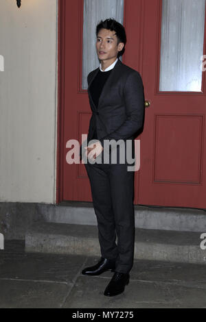 NBC's "Der gute Ort" fyc Screening und Q&A in den Universal Studios Backlot in Universal City, Kalifornien. Mit: Manny Jacinto Wo: Universal City, Kalifornien, USA, wenn: 04. Mai 2018 Credit: Nicky Nelson/WENN.com Stockfoto