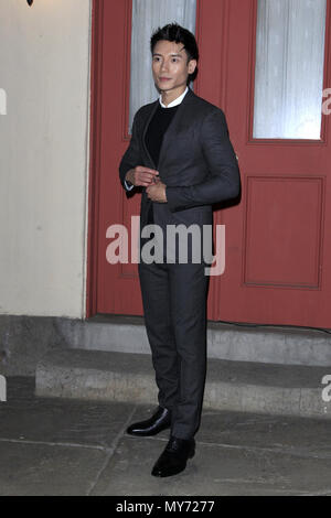 NBC's "Der gute Ort" fyc Screening und Q&A in den Universal Studios Backlot in Universal City, Kalifornien. Mit: Manny Jacinto Wo: Universal City, Kalifornien, USA, wenn: 04. Mai 2018 Credit: Nicky Nelson/WENN.com Stockfoto