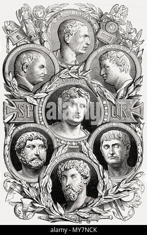 Römische Kaiser, das antike Rom Stockfoto