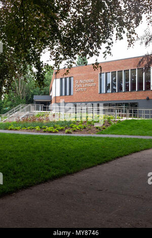 St. Nicholas Park Freizeitzentrum, Warwick, Großbritannien Stockfoto