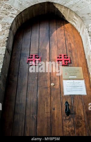 PALERMO - 10. Juni: Eingangstür San Cataldo Kirche, Palermo, Italien, Juni 10,2013. Stockfoto