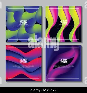 Abstrakte umfasst Flüssigkeiten Stock Vektor