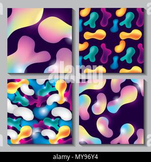 Abstrakte umfasst Flüssigkeiten Stock Vektor