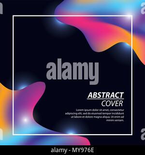 Abstrakte umfasst Flüssigkeiten Stock Vektor