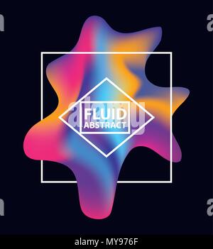 Abstrakte umfasst Flüssigkeiten Stock Vektor