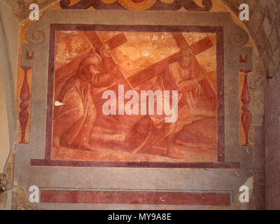 . Kloster des Heiligen Franziskus, die Basilika des Heiligen Franziskus, Assisi, Italien. 7. April 2006. Georges Jansoone 65 Basilika. Francis 19. Stockfoto