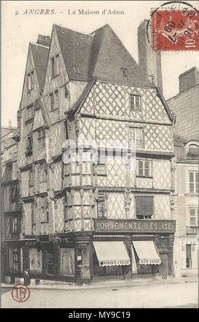 40 Angers - Maison d'Adam début XXe Stockfoto