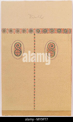 . Englisch: Drei Art Nouveau Decoration Designs.  1900 24 Adolf Falkenstein 18485 Stockfoto