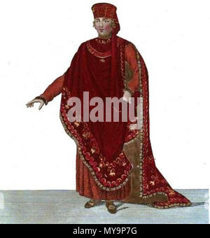 . Français: Sammlung historique des ordres de chevalerie civils et militaires... . 1820 49 Aristide Michel Perrot - Sammlung historique des ordres de chevalerie civils et militaires (1820) pl. X Stockfoto