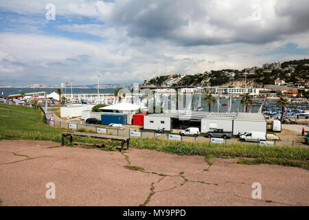 Wm-Finale in Marseille 2024 Olympic Site Stockfoto