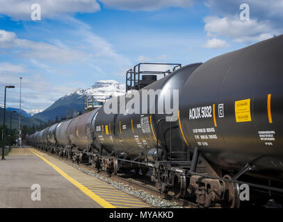 CP-Bahn Banff Alberta Kanada Stockfoto