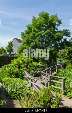 Das Robinson Garten an der RHS Gärten Hyde Hall in Essex auf eine herrliche Sommer Morgen Stockfoto