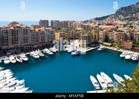 Port de Fontvieille, Monaco Stockfoto