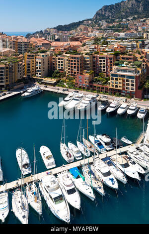 Port de Fontvieille, Monaco Stockfoto