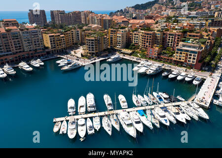 Port de Fontvieille, Monaco Stockfoto