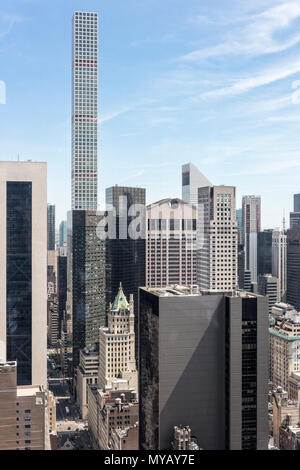 "Stadtlandschaft mit Wolkenkratzern in New York City, USA' Stockfoto