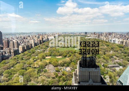 "Stadtbild des Central Park in New York City, USA' Stockfoto