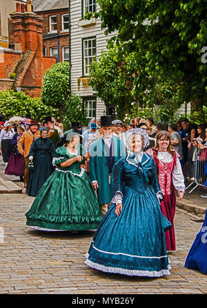 Dickens Festival, Rochester, Kent. Großbritannien Stockfoto