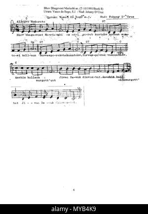 . Englisch: Bhov Bhagevont Mariechi Az-Gaion. 3. September 2014, 21:31:59. Lourenço de Noronha 73 Bhov Bhagevont Mariechi az (J D'Cruz) Stockfoto