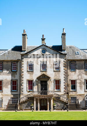 Newhailes Haus einen palladianischen Stil Villa in Newhailes Immobilien. Midlothian, Schottland, Großbritannien Stockfoto